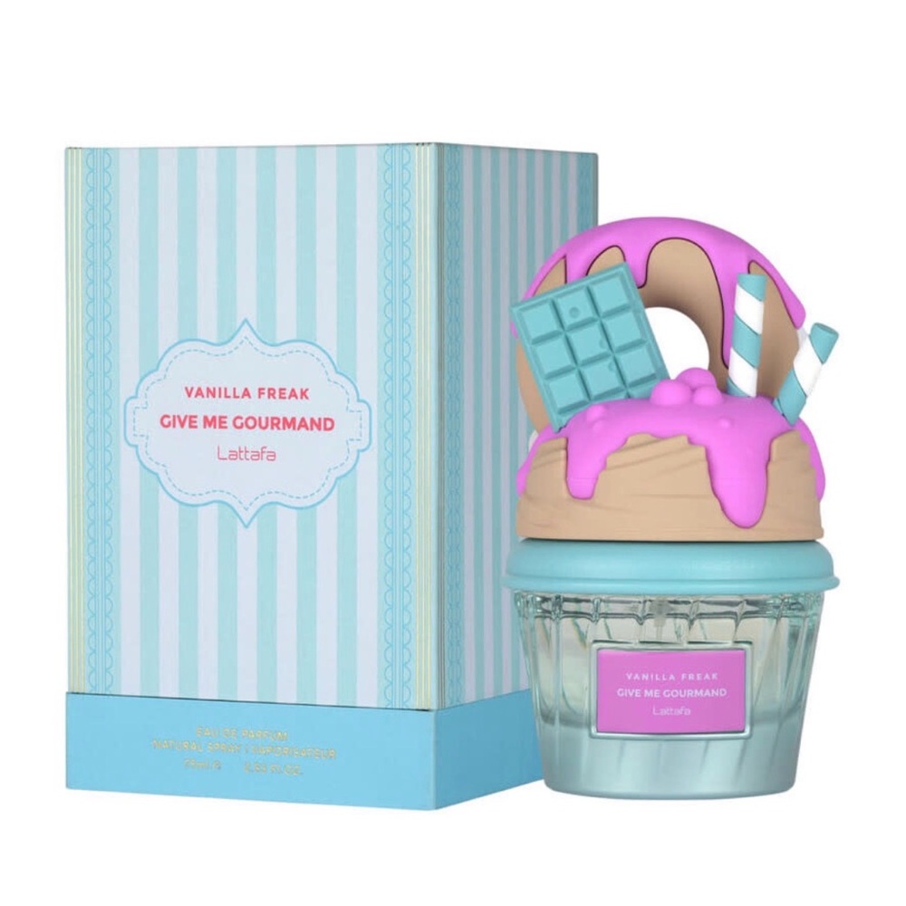 LATTAFA Unisex Give Me Gourmand Vanilla Freak EDP Spray 2.53 oz Fragrances